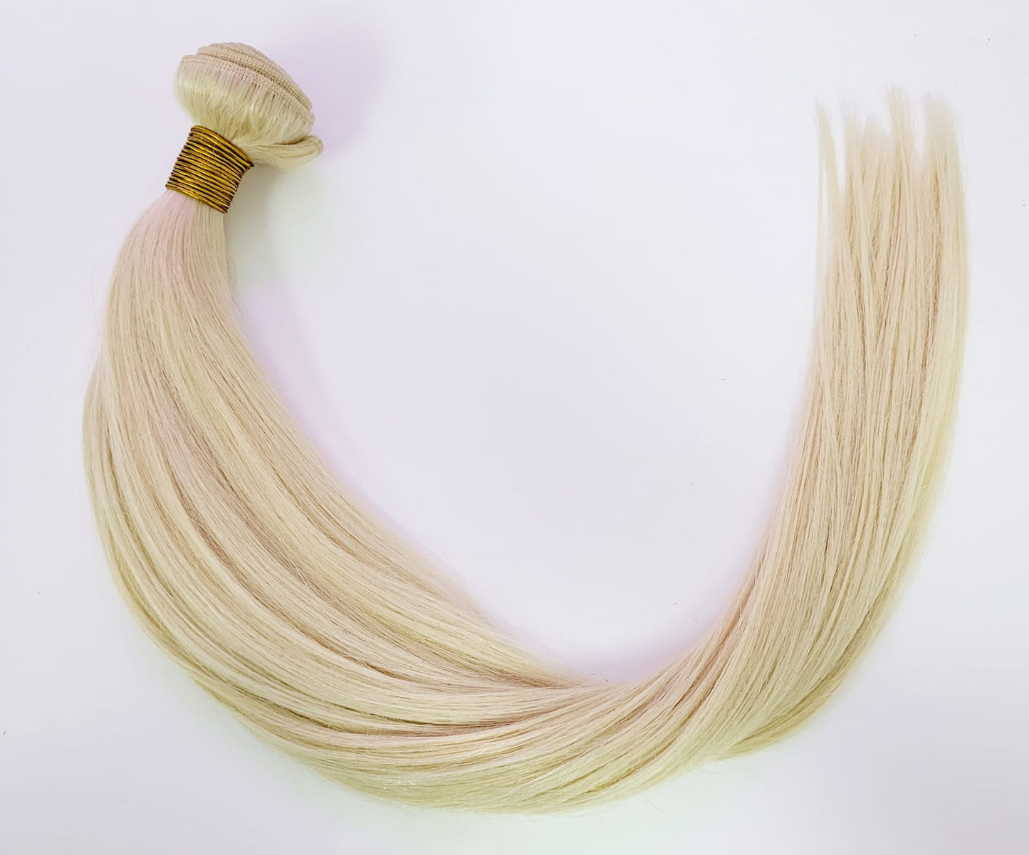 Weft Extensions #613 Platinum Blonde