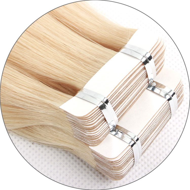 Tape In Extensions #613 Platinum Blonde